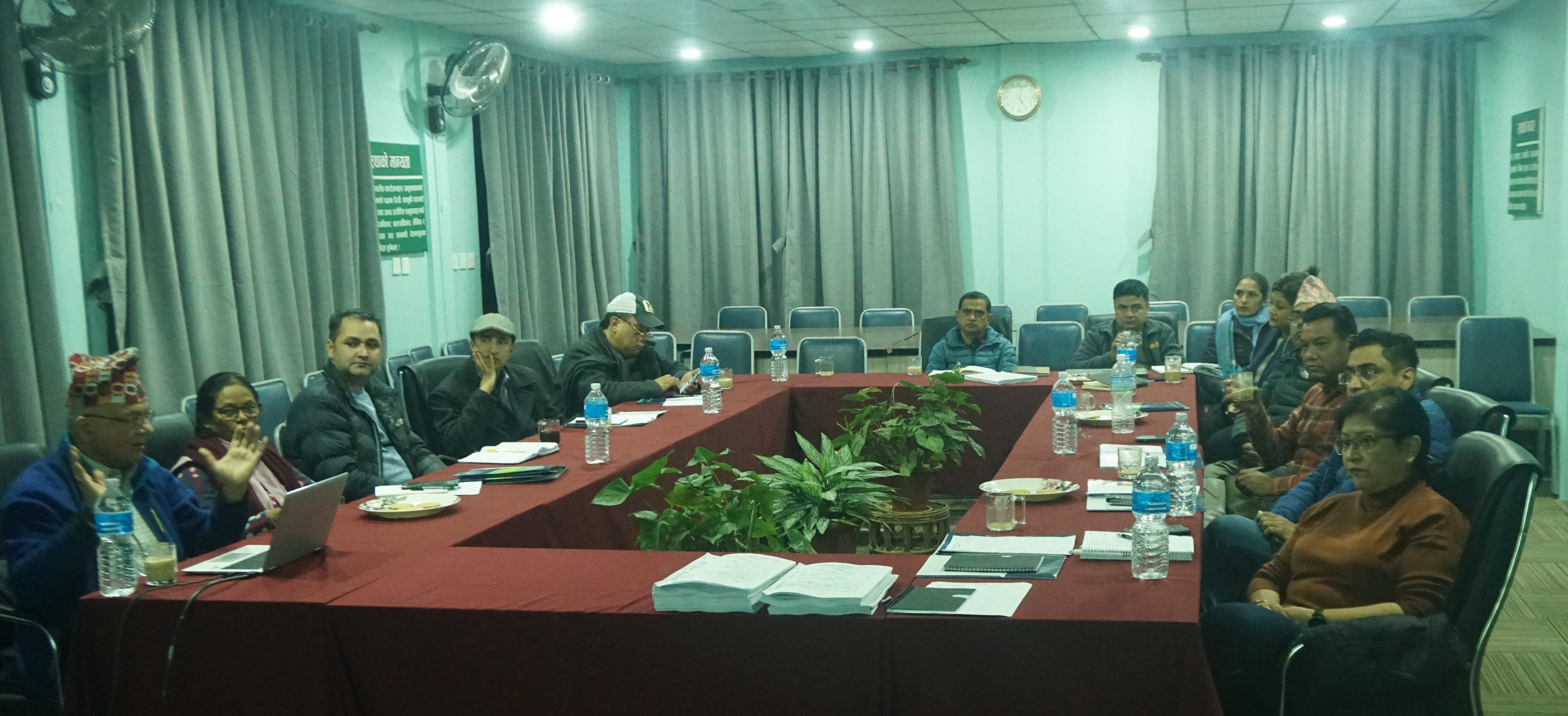 Review Meeting with Nepali Collaborators